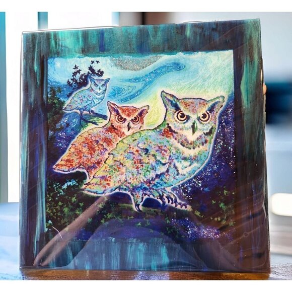 LARGE OWL WILDLIFE Trivet Tile. It will make a great gift for the owl lover. - Picture 4 of 9